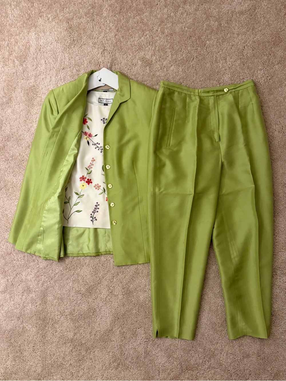 Travis Ayers Lime Green 3 piece suit